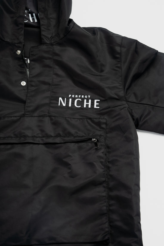 Perfect Niche Black Windbreaker
