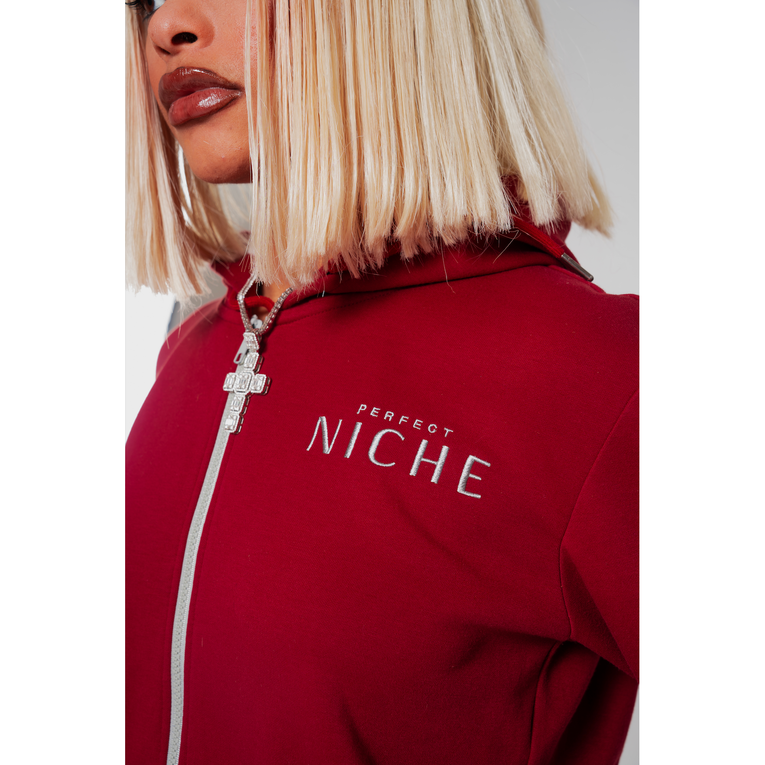 Perfect Niche Sweatsuit Red