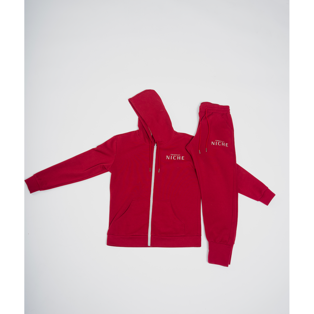 Perfect Niche Sweatsuit Red